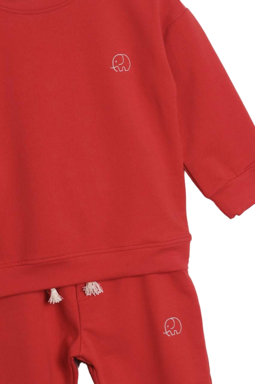 Minizoo Elephant Red Set