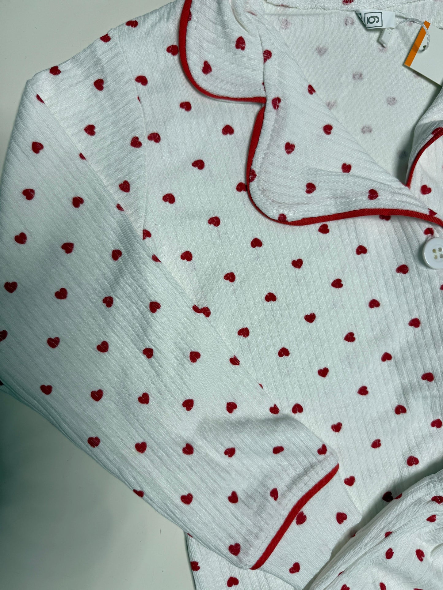 Mini Red Hearts Pyjama