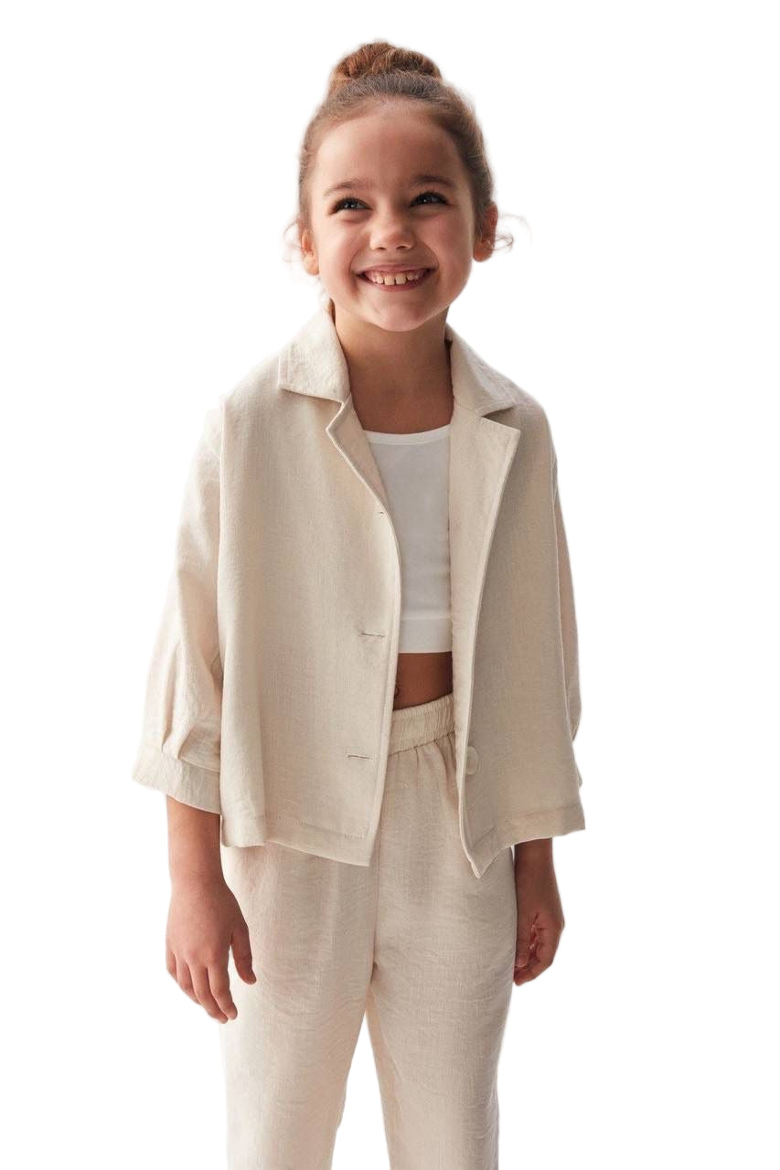 Beige Linen Set