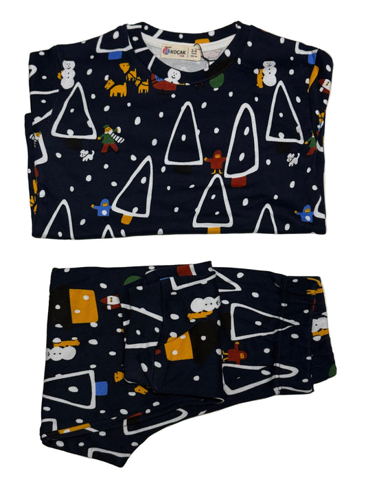 Navy Christmas Pyjama