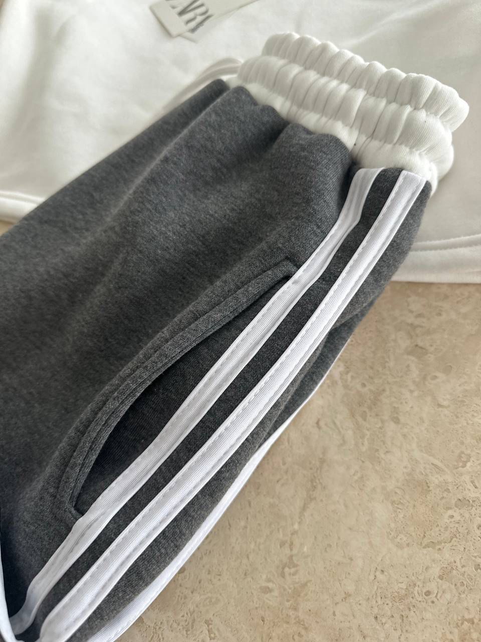 Zara Sporty Chic Gray Set