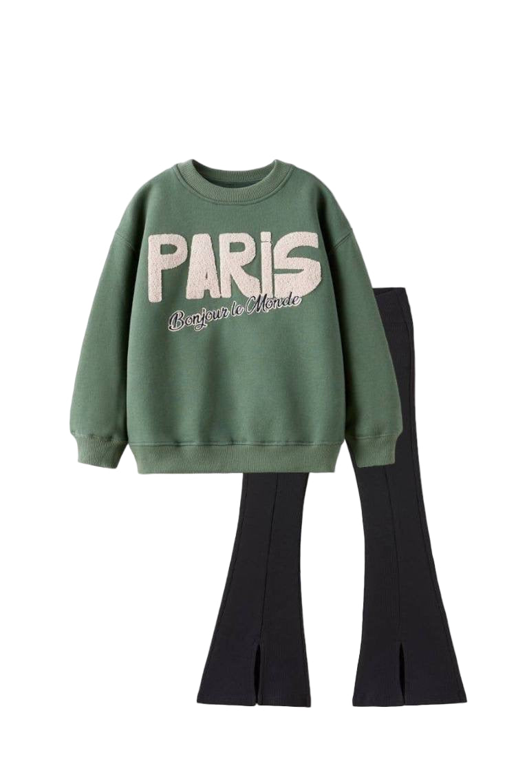 Paris Black Legging Set
