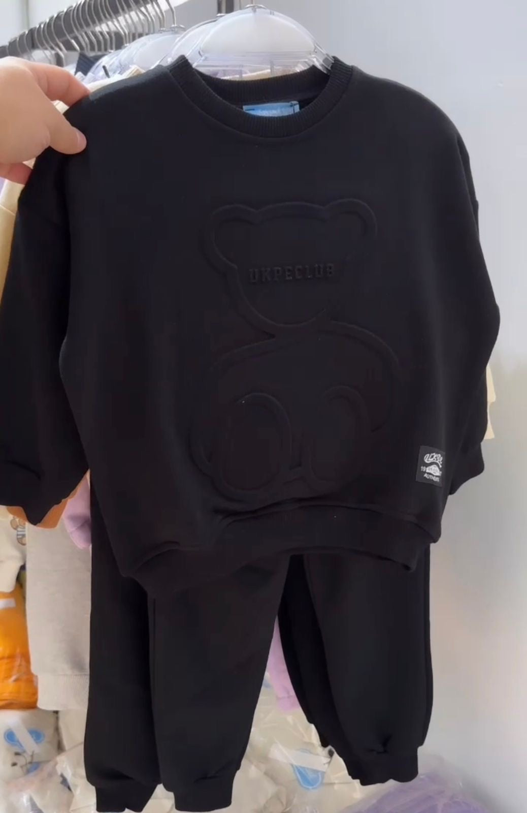 La’ciel Paris Black Teddy Bear Set