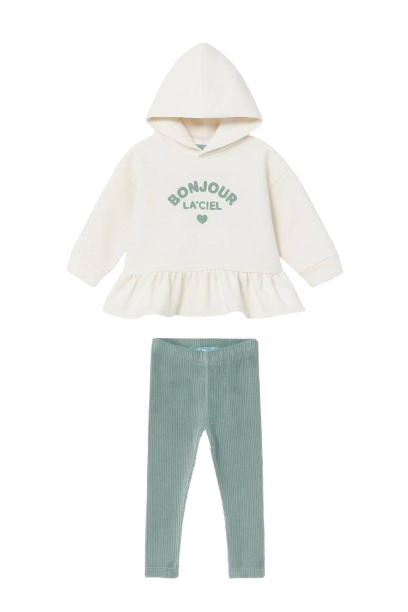 Bonjour La’ciel Off-white Hoodie Set