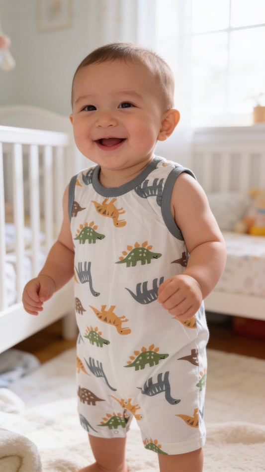 Dinosaur Baby Romper