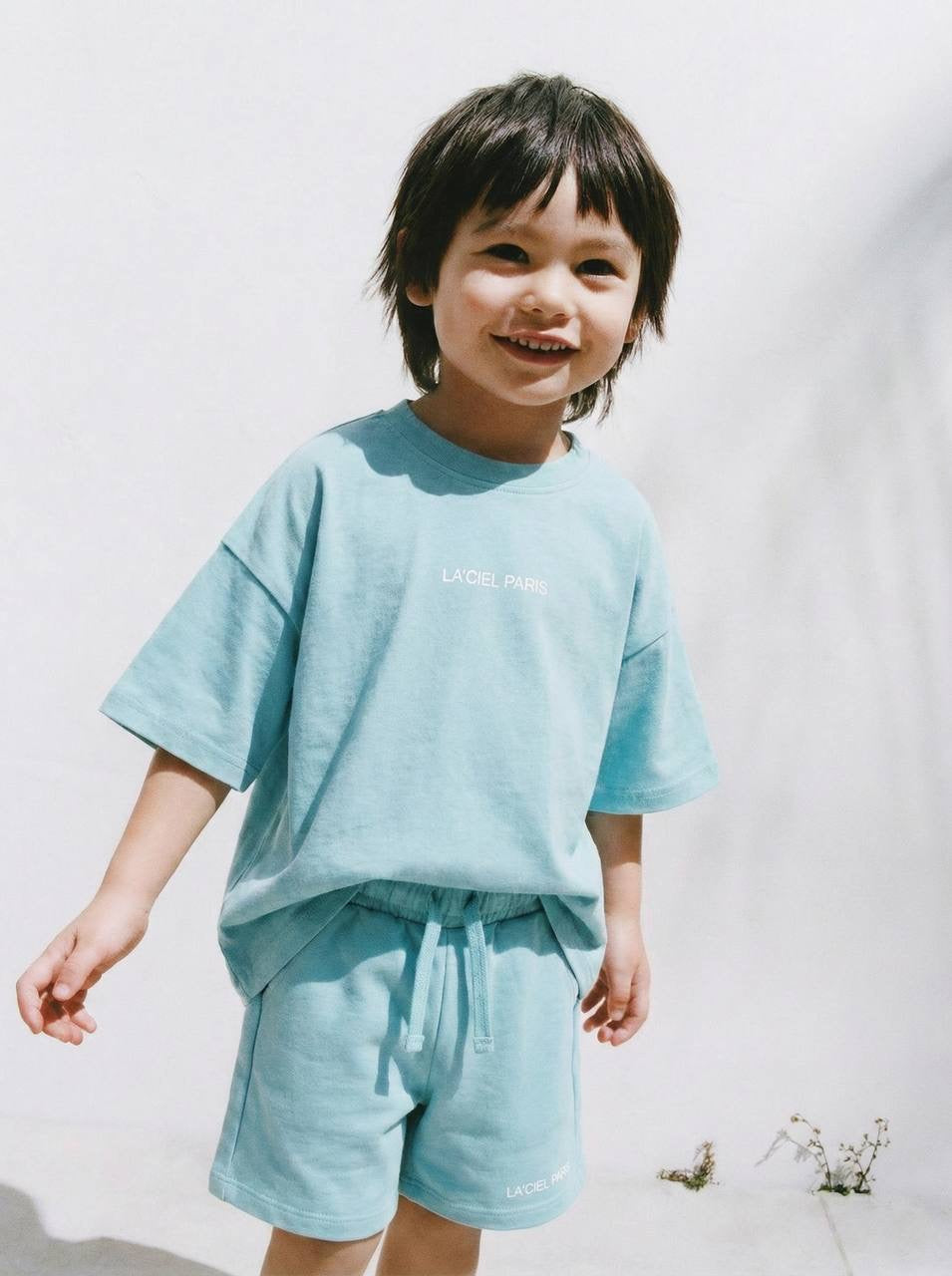La’ciel Paris Unisex Blue Short Set