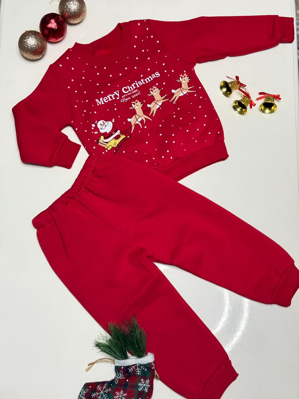 Santa and Reindeers Christmas Set