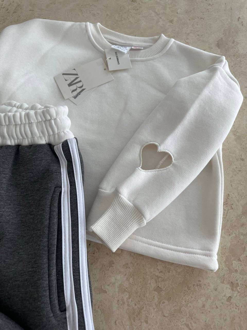 Zara Sporty Chic Gray Set