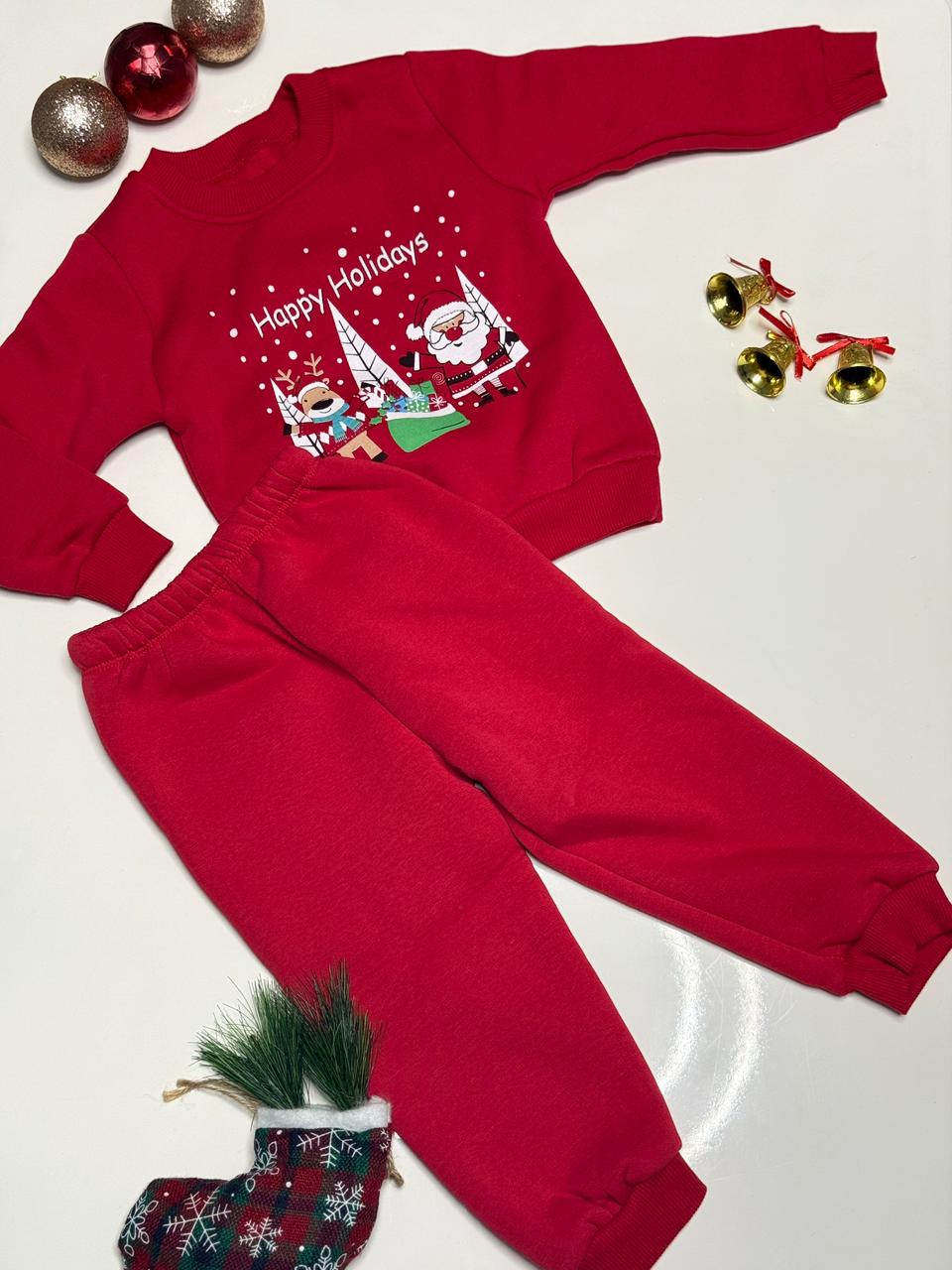 Happy Holidays Christmas Set