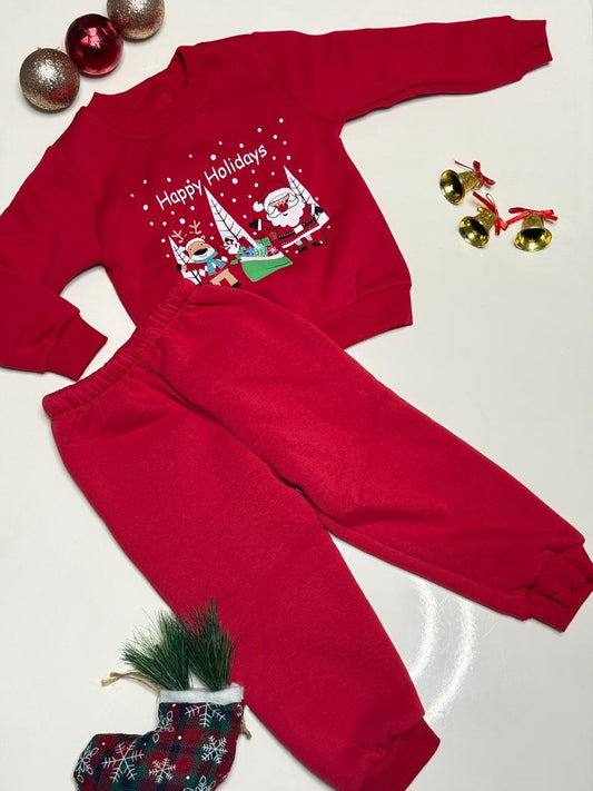 Happy Holidays Christmas Set