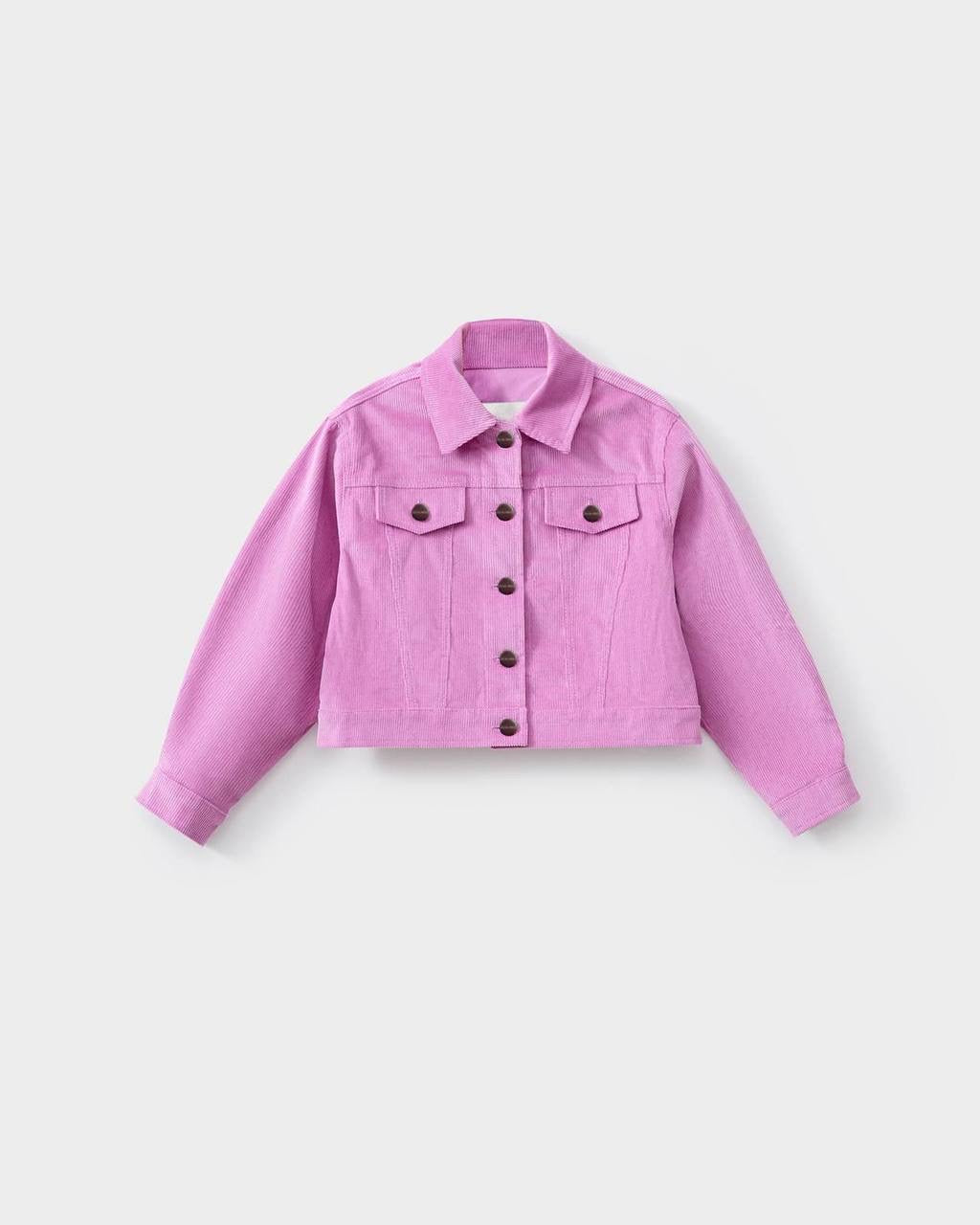 La’ciel Paris Pink Corduroy Skirt Set