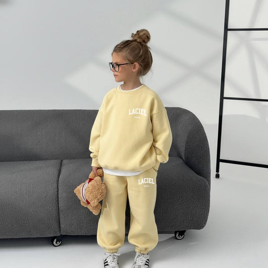 La’ciel Paris Butter Yellow Tracksuit