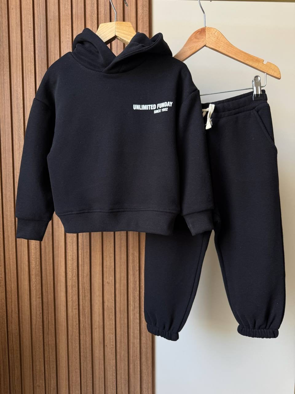 Unlimited Funday Black Hoodie Set