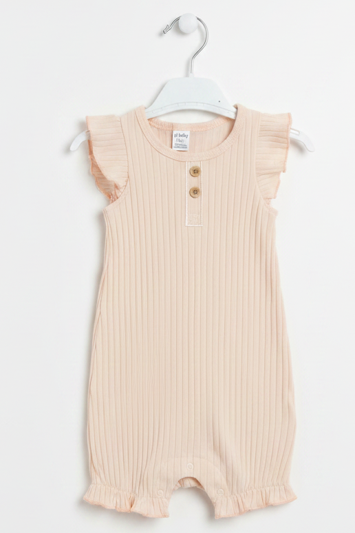 Beige Baby Romper