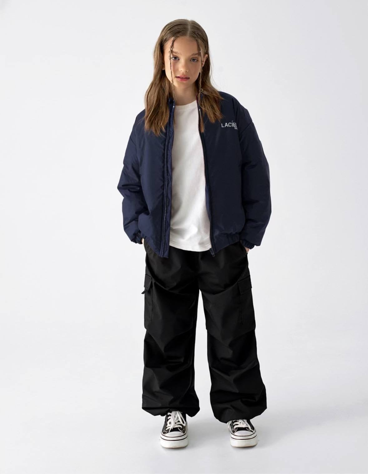 La’ciel Paris Waterproof Navy Blue Unisex Bomber Jacket