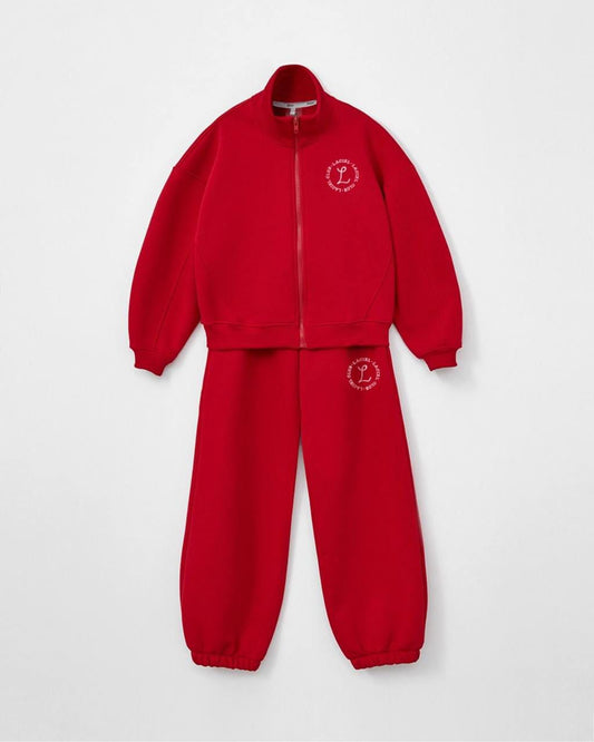 La’ciel Paris Red Fleece Tracksuit