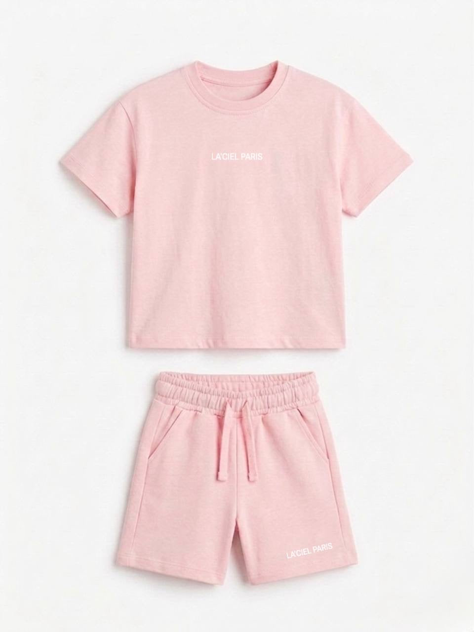 La’ciel Paris Pink Short Set