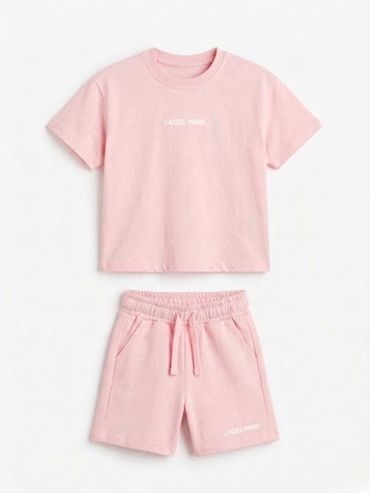 La’ciel Paris Pink Short Set