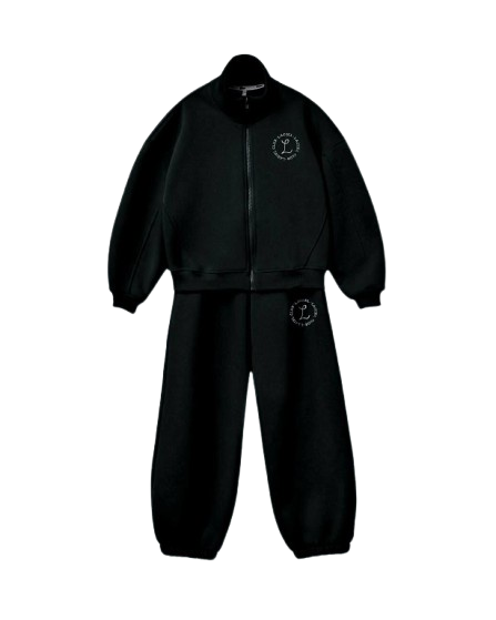 La’ciel Paris Black Fleece Tracksuit