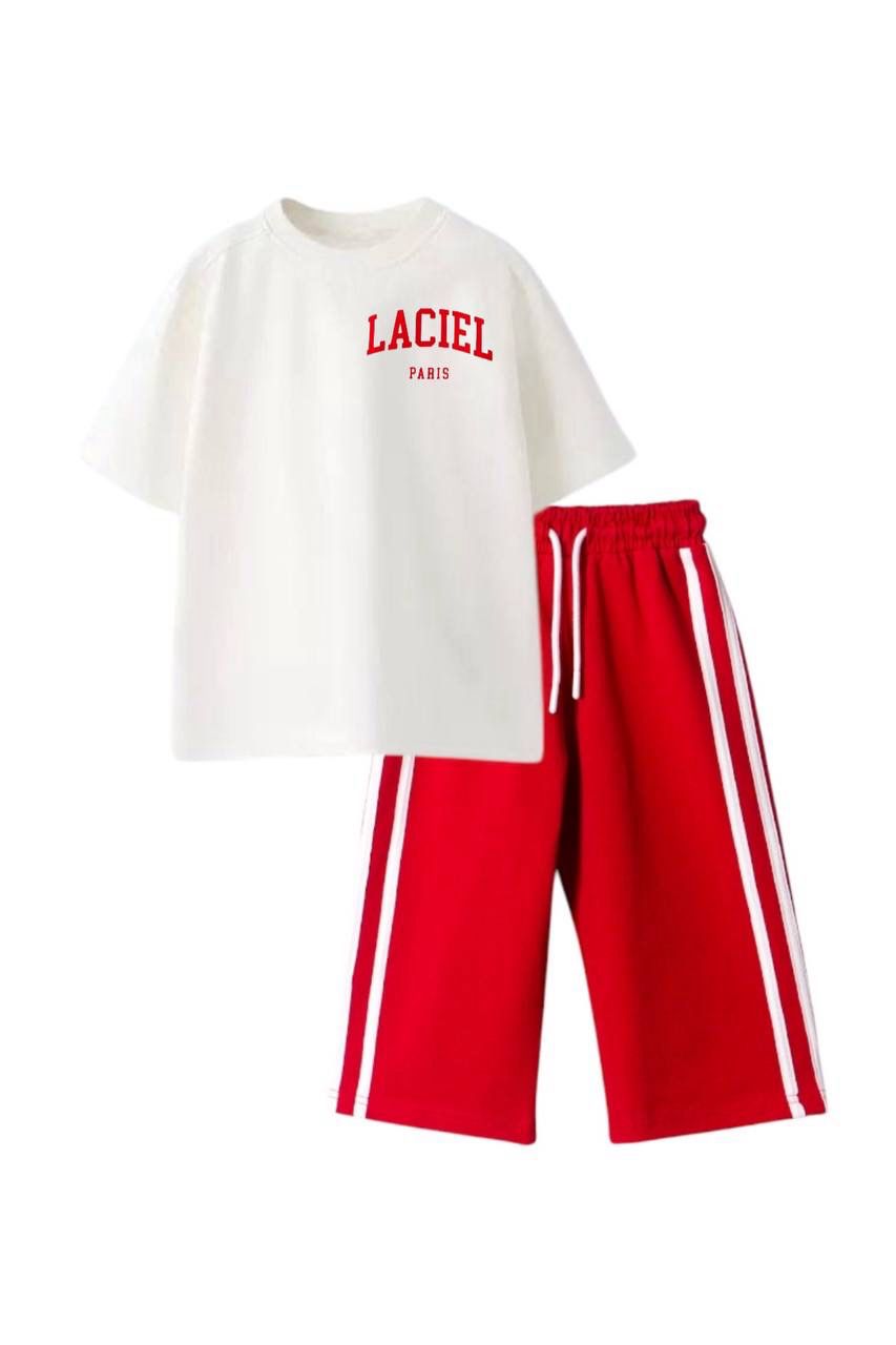 La’ciel Paris Sporty in red & white