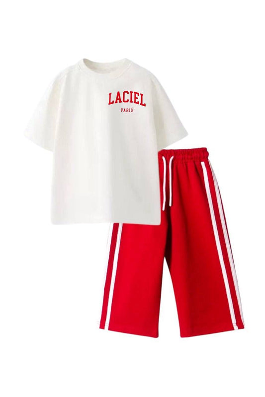 La’ciel Paris Sporty in red & white
