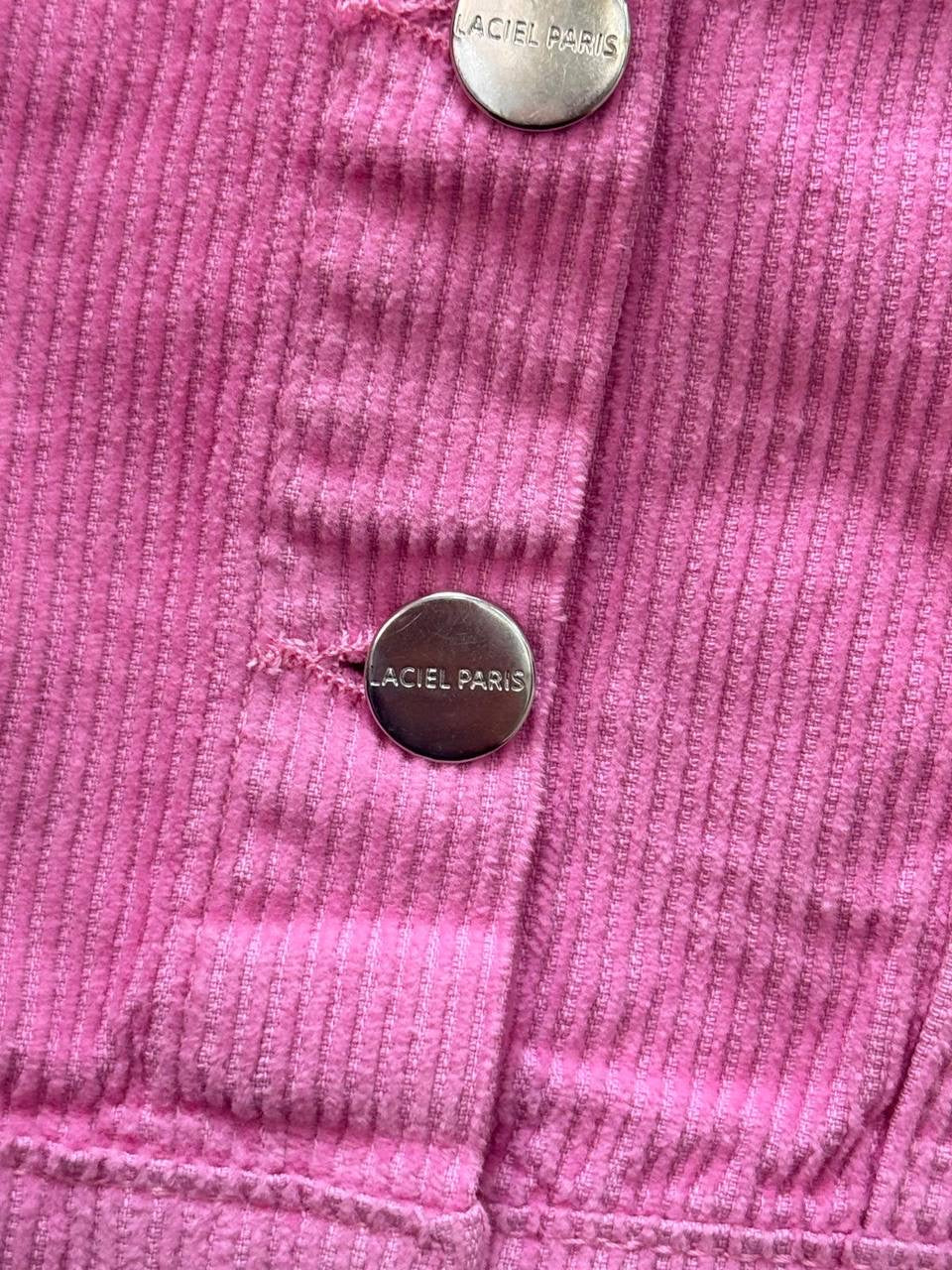 La’ciel Paris Pink Corduroy Skirt Set