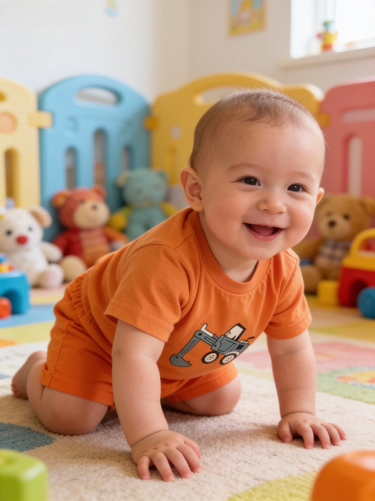 Construction Truck Baby Set