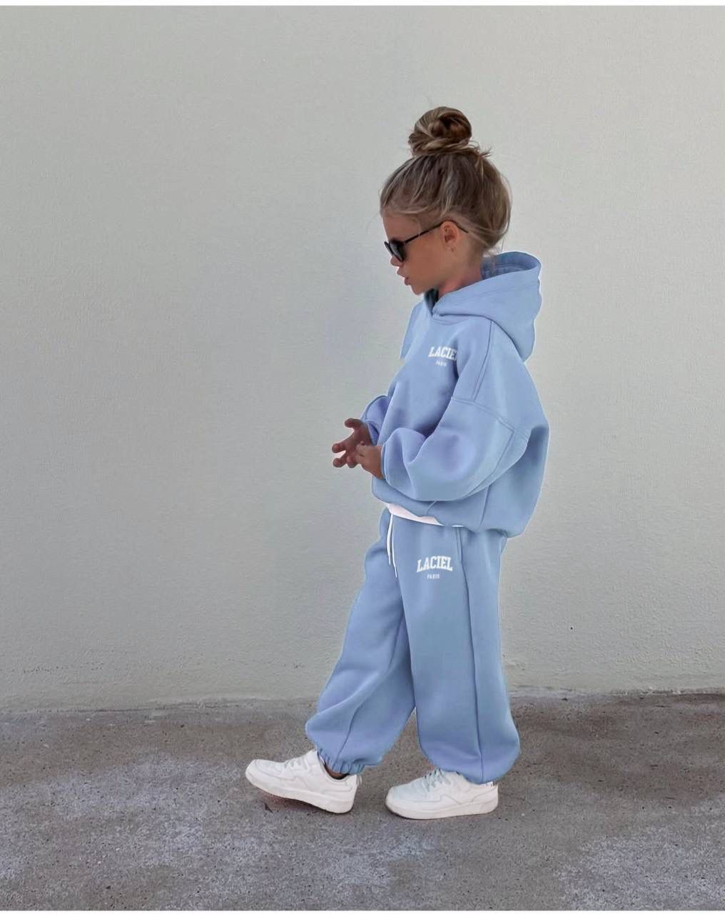 La'ciel Paris Light Blue Hoodie set