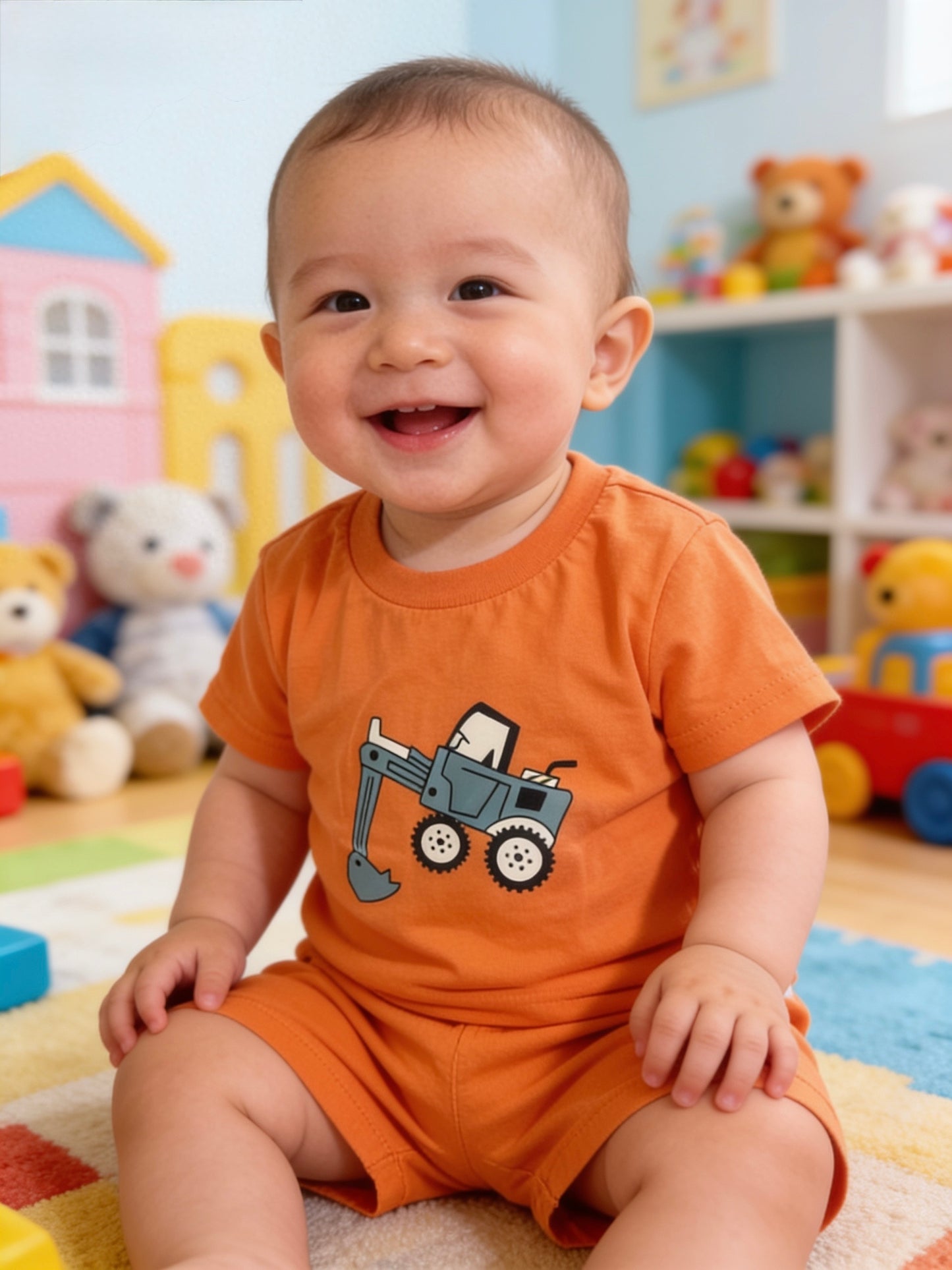 Construction Truck Baby Set