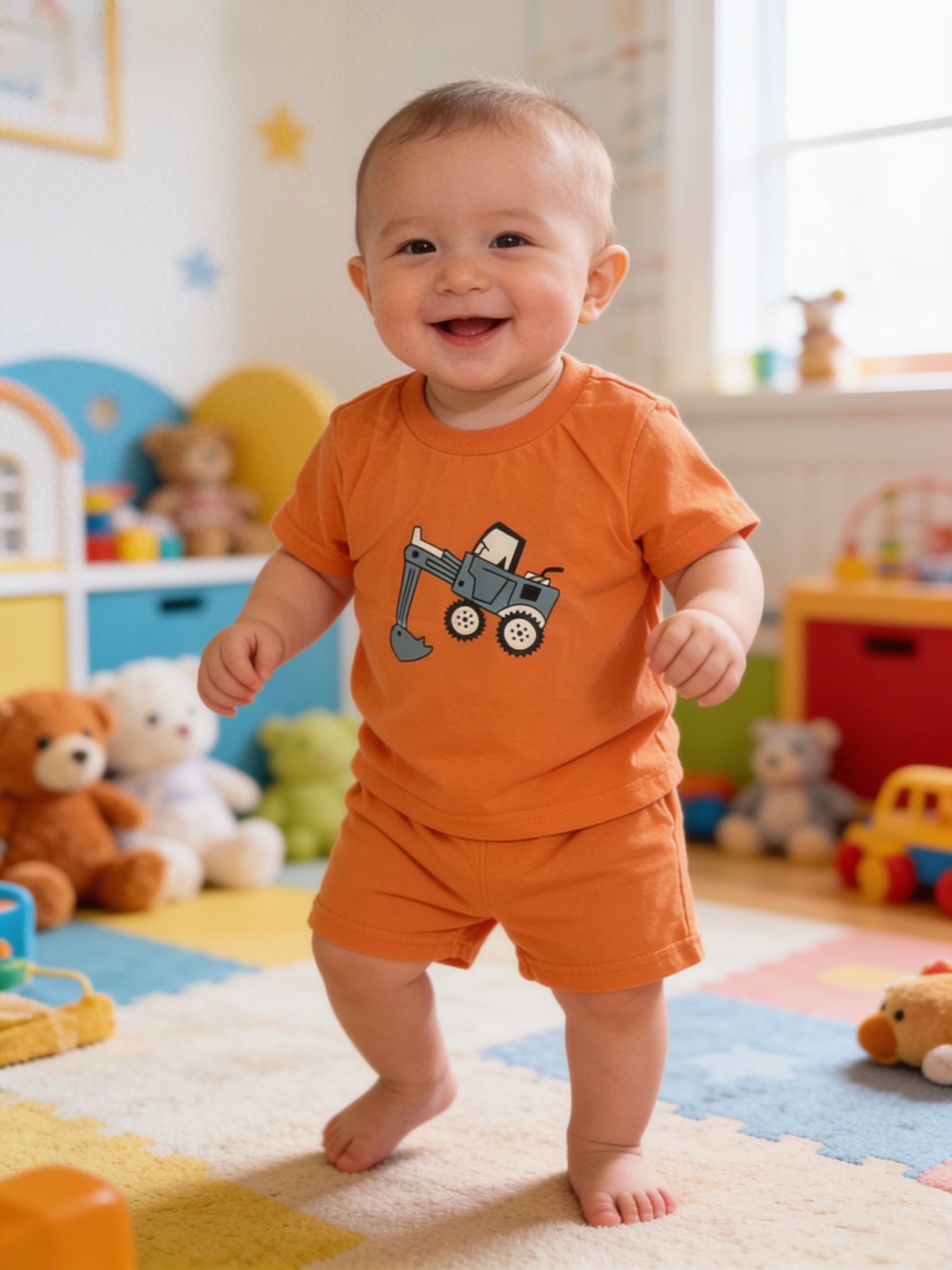 Construction Truck Baby Set