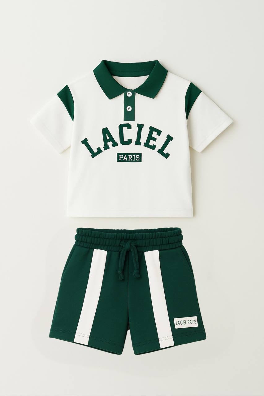La’ciel Paris Green Polo Set