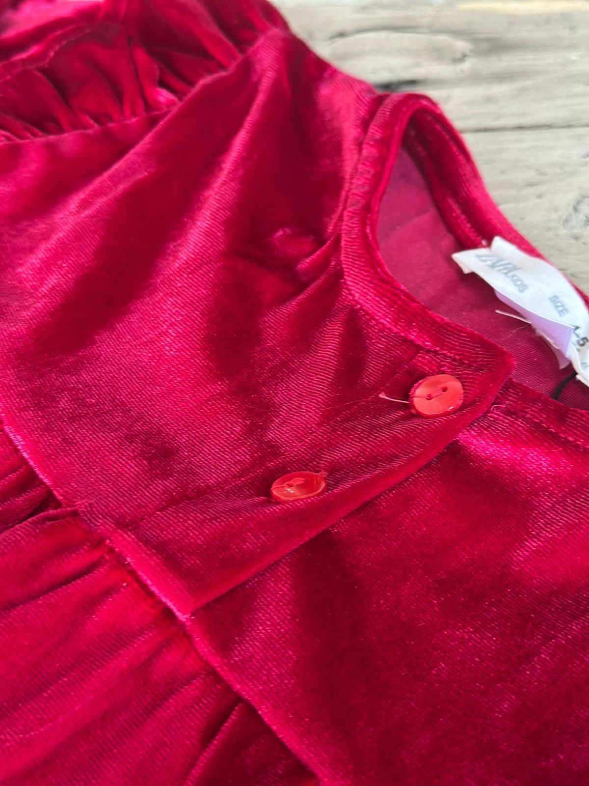 Zara Velvet Burgundy dress
