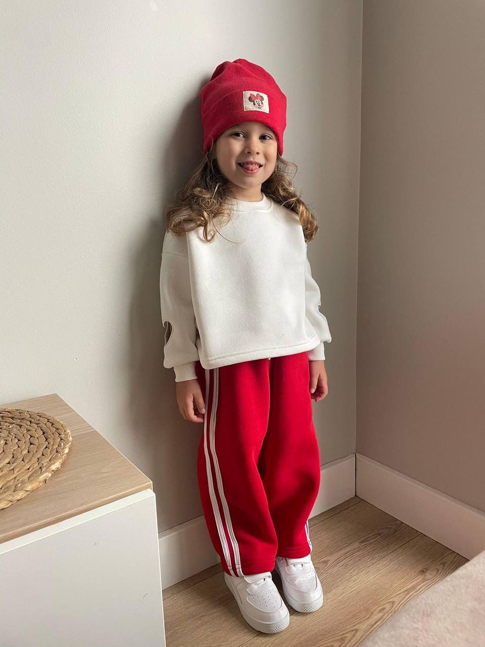 Zara Sporty Chic Red Set