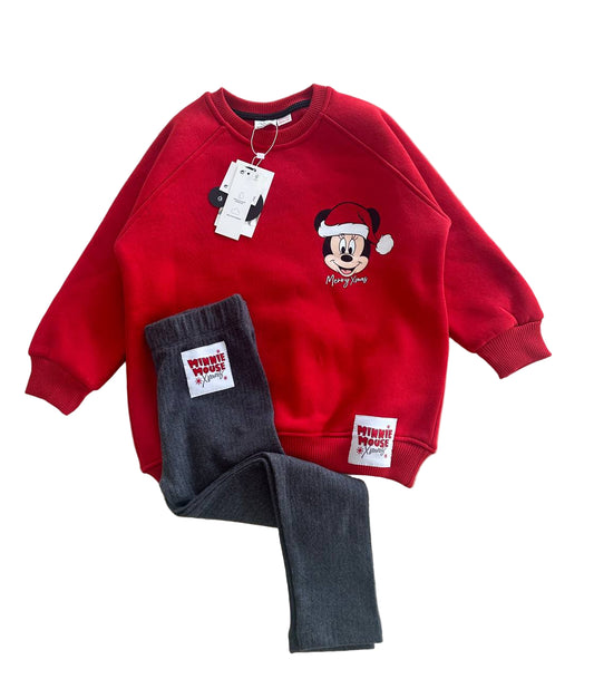 Zara Minnie Mouse Red Christmas Set