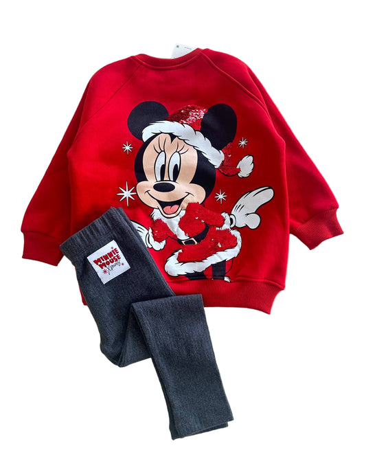Zara Minnie Mouse Red Christmas Set