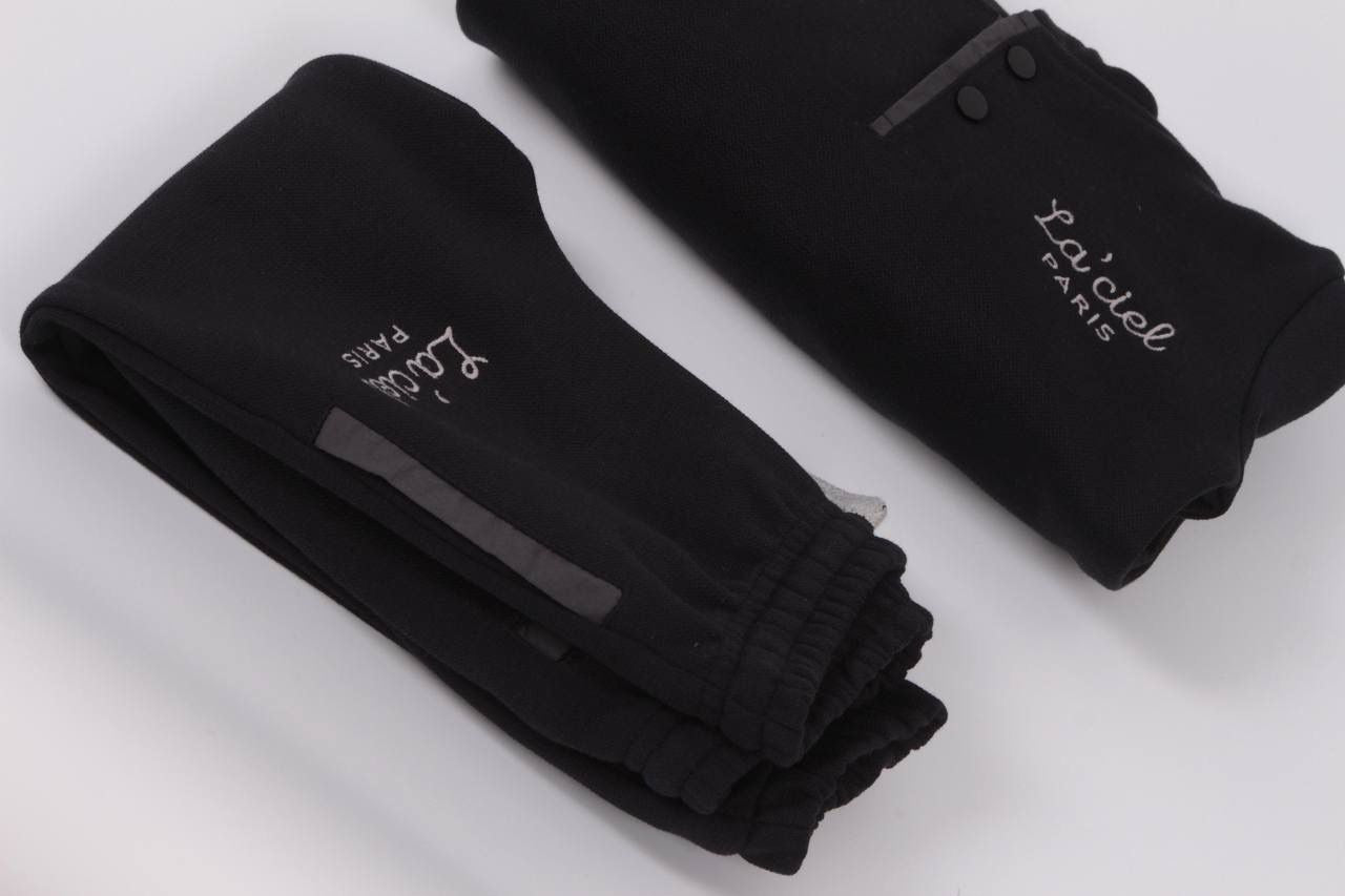 La’ciel Paris Black Fleece Hoodie Set