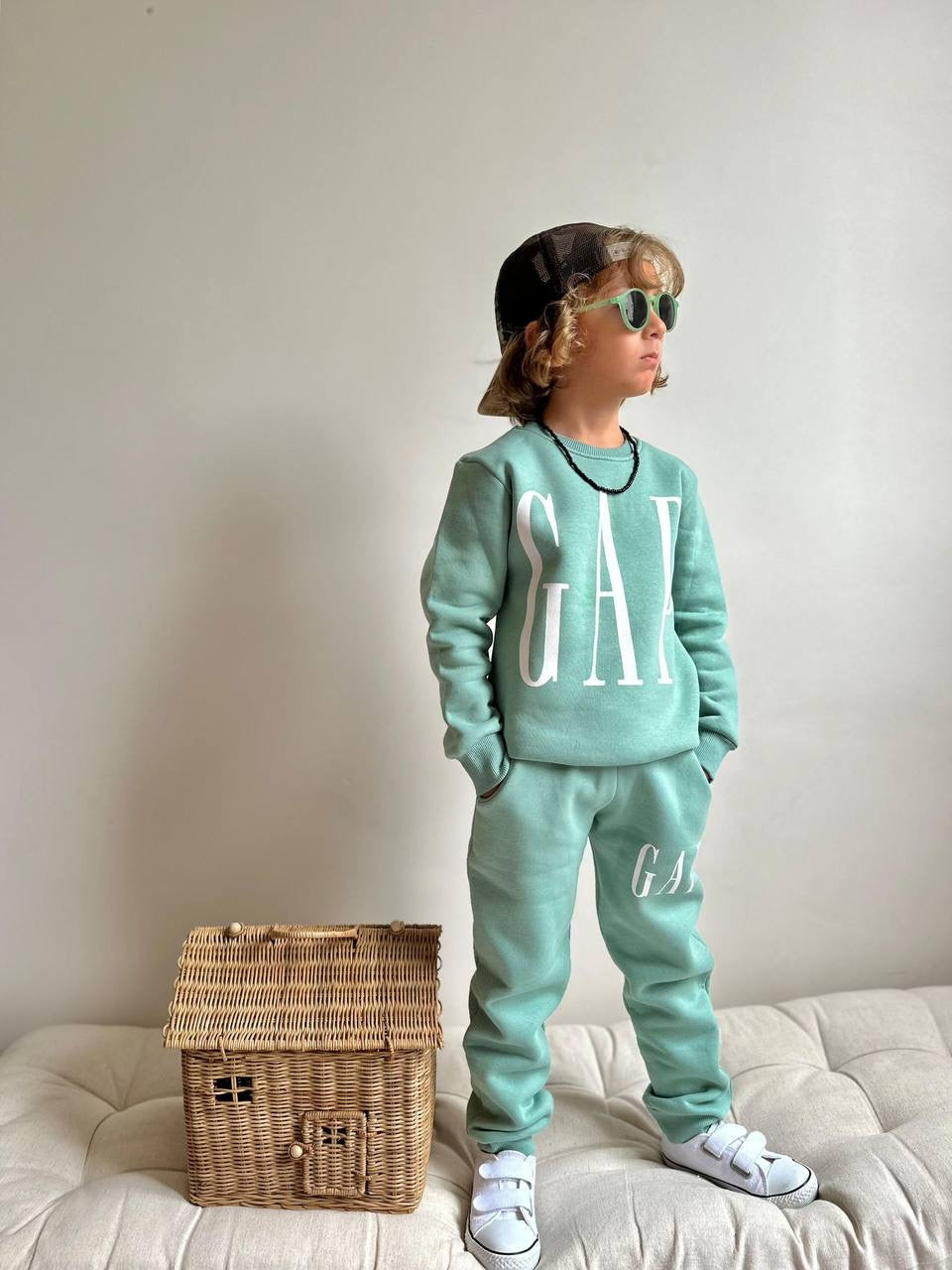 Gap Fleece Mint Green Set