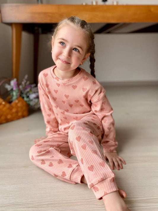 Girl Coral Pyjama