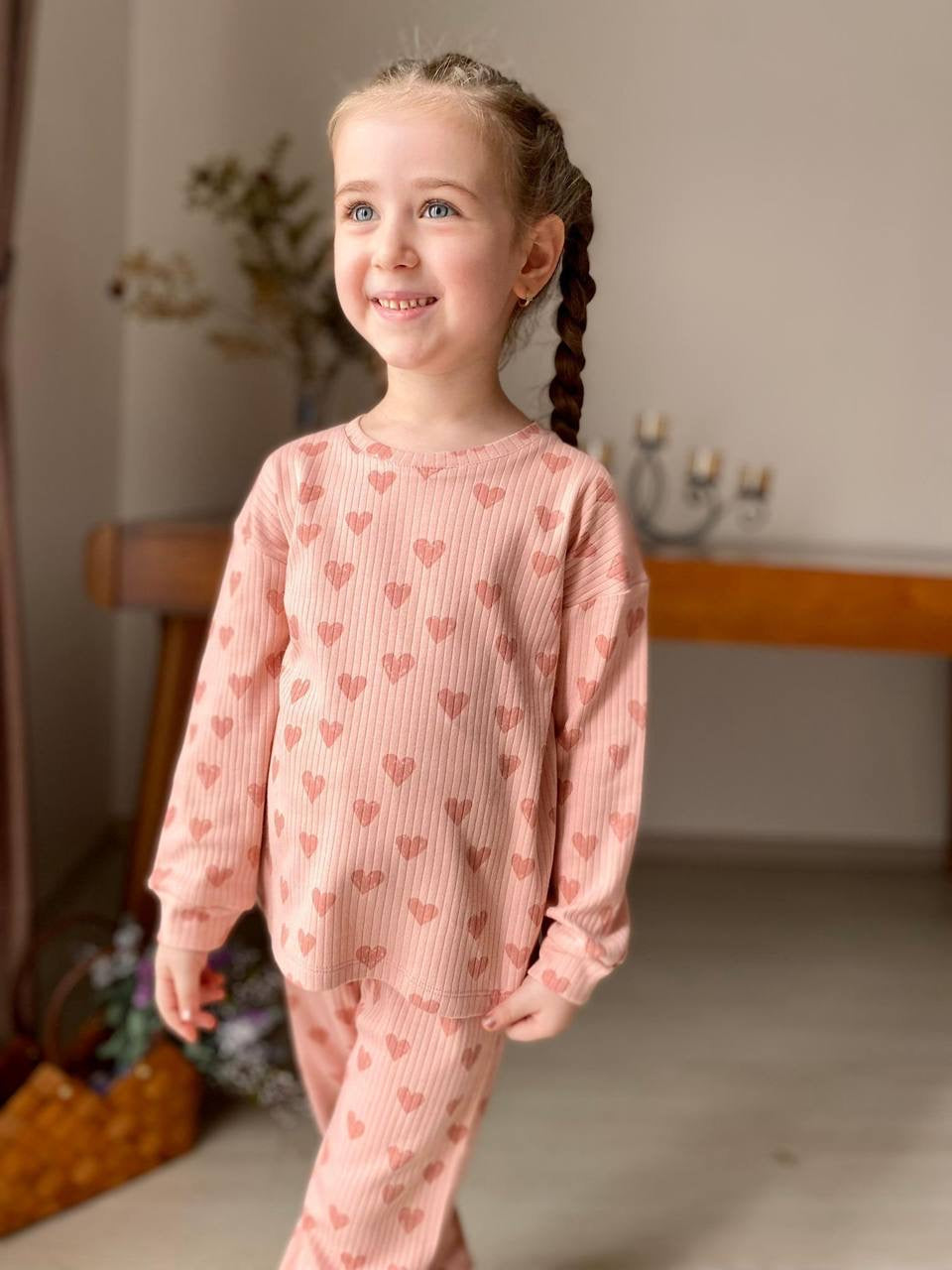 Girl Coral Pyjama