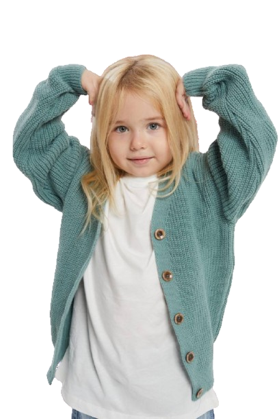 Seafoam Green Cardigan