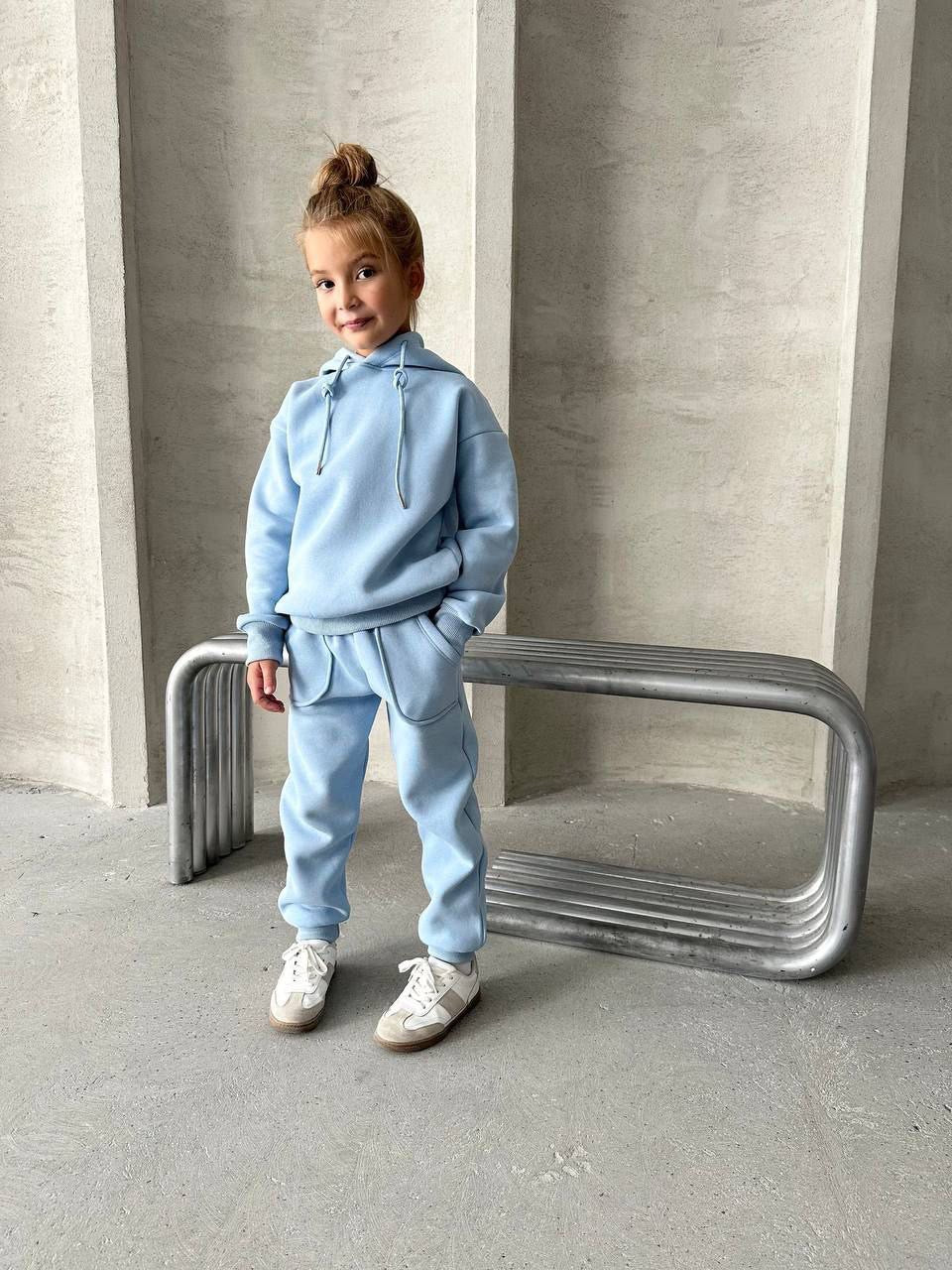 Light Blue Fleece Set