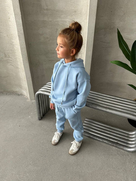 Light Blue Fleece Set