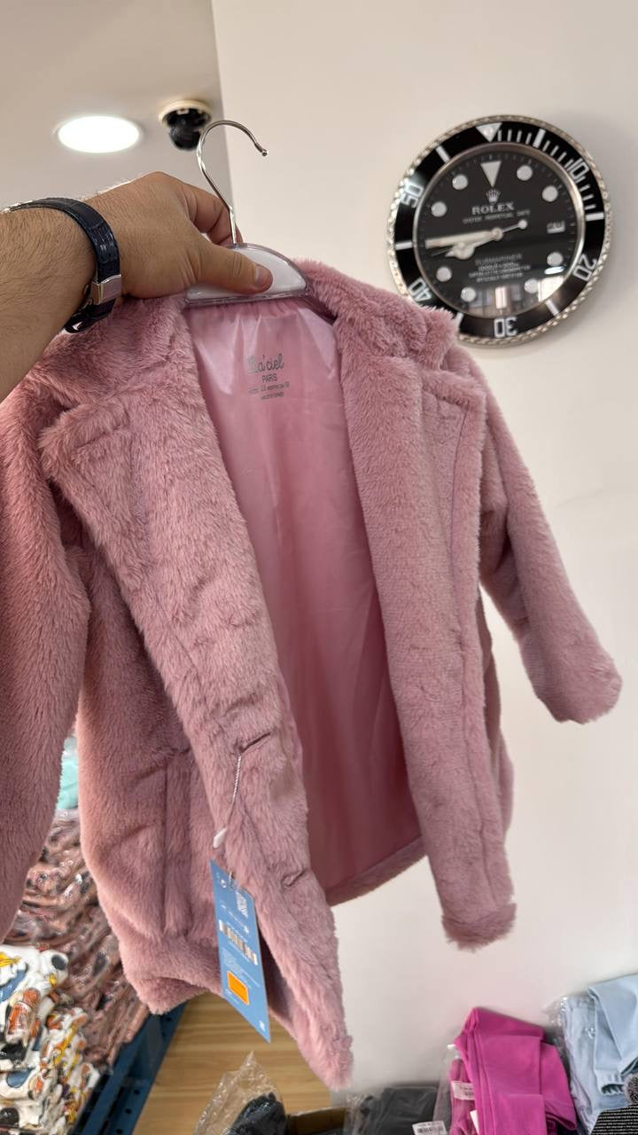 La’ciel Paris Fluffy Dusty Pink Jacket
