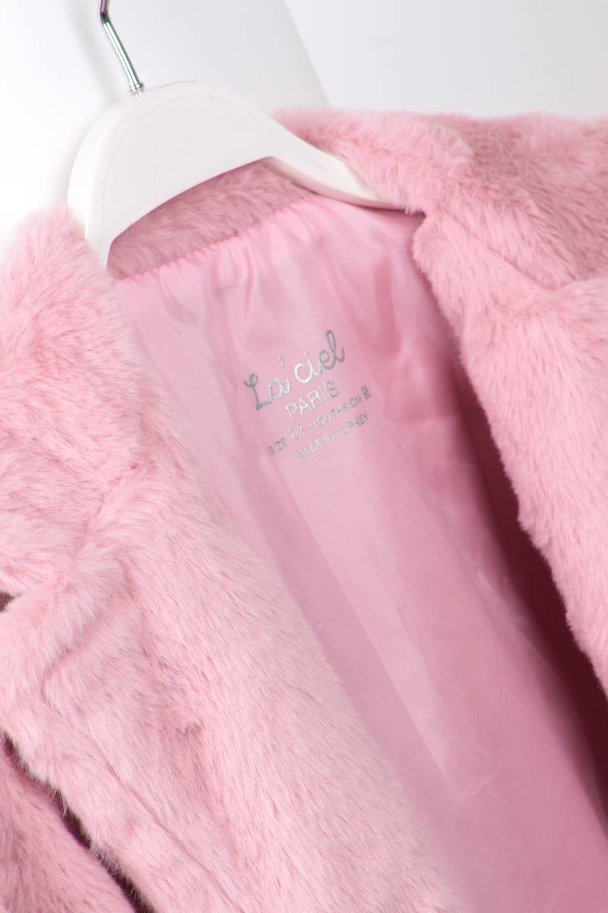 La’ciel Paris Fluffy Dusty Pink Jacket