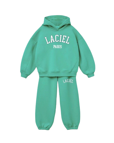La’ciel Paris Turquoise Hoodie Set