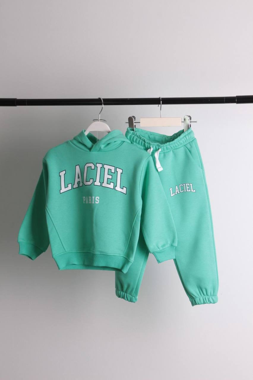 La’ciel Paris Turquoise Hoodie Set